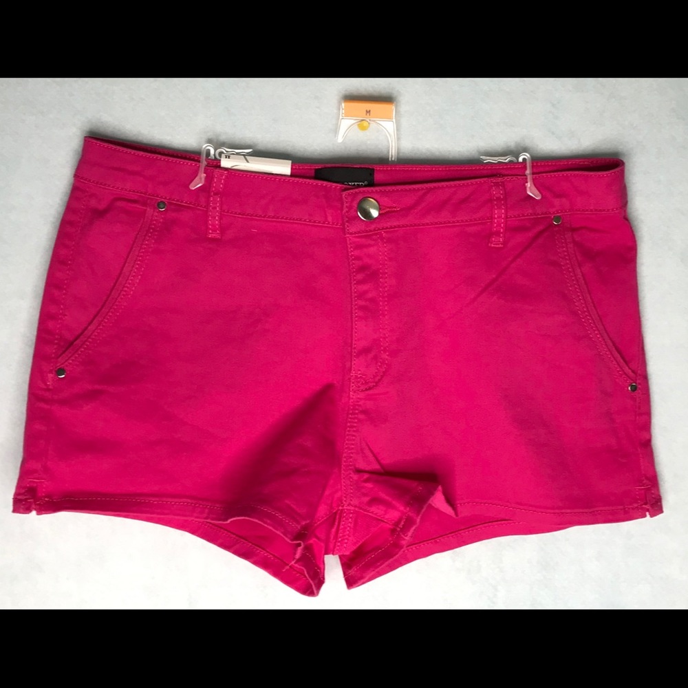 Juniors Denim  Daisy Dukes Shorts Bright Pink